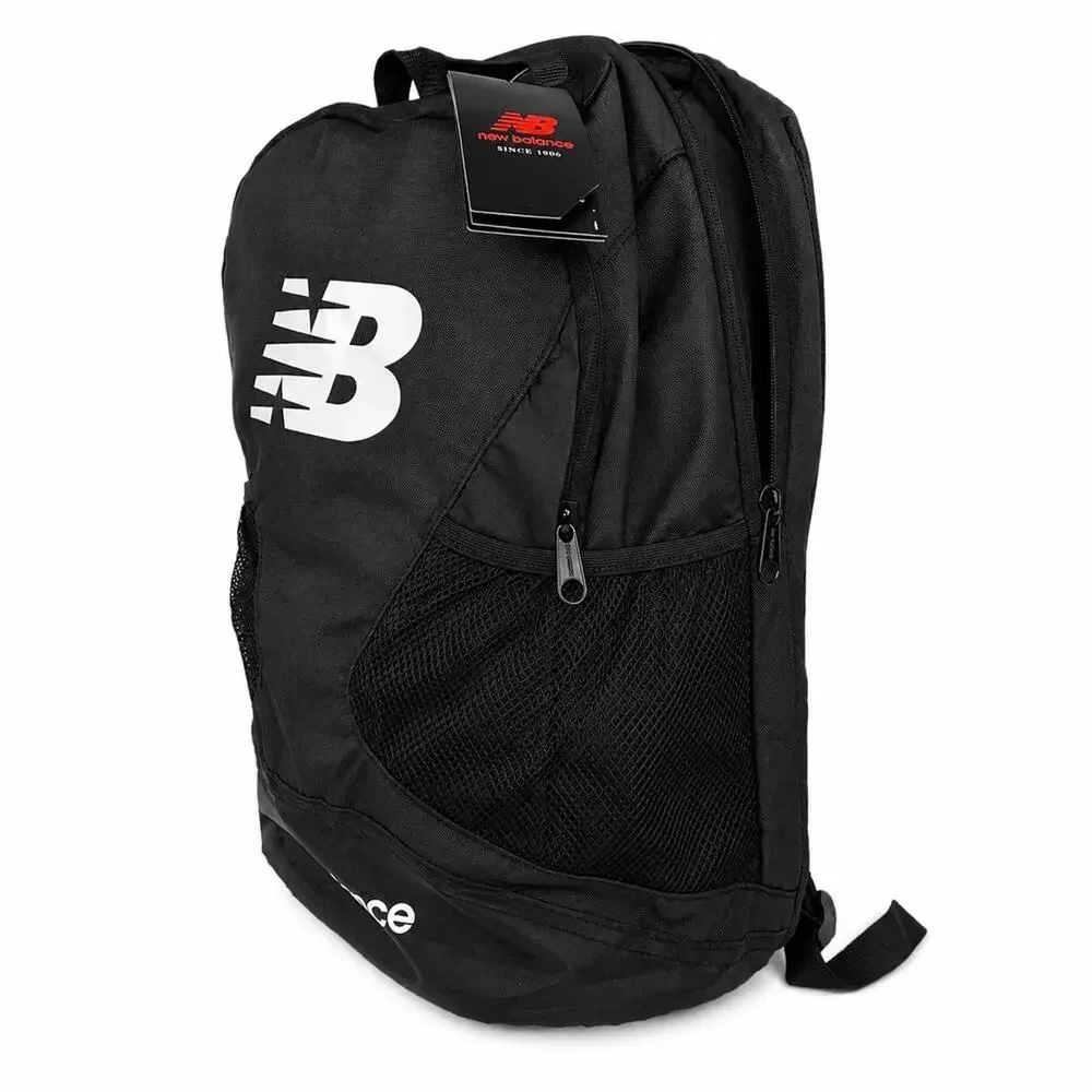 New Balance Players Backpack LAB91011 Black 17” Laptop Sports Bag NWT